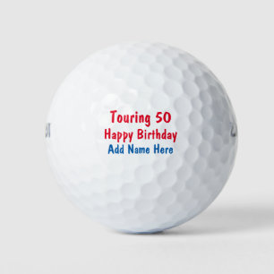 FUNNY Happy Birthday Tour Golfball