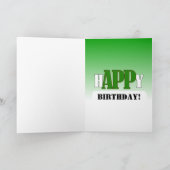 Funny happy Birthday wish Karte (Innenseite)