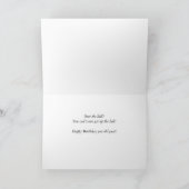 Funny Happy Birthday You Old Goat Card Karte (Innenseite)