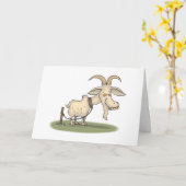 Funny Happy Birthday You Old Goat Card Karte (Gelbe Blume)