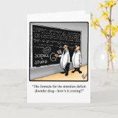 Funny Happy Chemistry Weetting Card Karte (Gelbe Blume)
