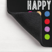 Funny Happy Dot Day Polka Dot Art Students Kids Gi Mousepad (Ecke)