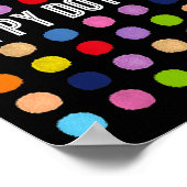 Funny Happy Dot Day Polka Dot Art Students Kids Gi Poster (Ecke)