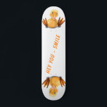 Funny Happy Duck Skateboard - Lächeln<br><div class="desc">Skateboards mit Funny Yellow Duck Playful Wink Happy Lächeln Cartoon Zeichn und Text - Wählen / Fügen Sie Ihren einzigartigen Text / Schriftart / Farbe - Make Your Special Skateboard Geschenk - Größe ändern und verschieben oder entfernen und hinzufügen Elemente / Bild mit Anpassungs-Tool ! - Zeichn und Design von...</div>