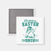 Funny Happy Easter Bruh Bunny Dabbing Niedlich Ost Magnet (Vorderseite/Rückseite)