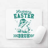 Funny Happy Easter Bruh Bunny Dabbing Niedlich Ost Mousepad (Mit Mouse)