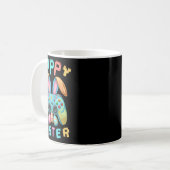 Funny Happy Easter Bunny Gaming Controller Gamer B Kaffeetasse (Vorderseite Links)