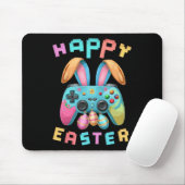 Funny Happy Easter Bunny Gaming Controller Gamer B Mousepad (Mit Mouse)