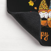 Funny Happy Fall Y'all Erntedank Gnomes Tree Pu Mousepad (Ecke)
