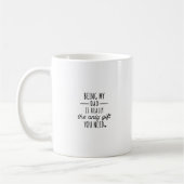 Funny Happy Father's Day Gift Quote Mug Kaffeetasse (Links)