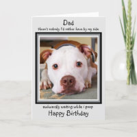 Funny Happy Geburtstag Hund Vater Schwarzer Niedli