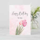 Funny Happy Geburtstagskarte Einladung (Stehend Vorderseite)