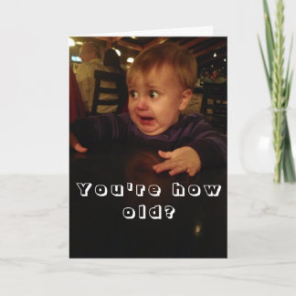 Funny Happy Geburtstagskarte Karte