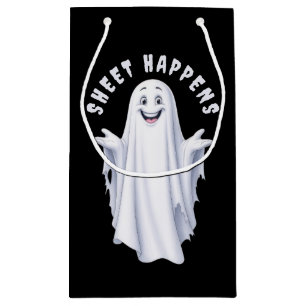 Funny Happy Ghost Gift Bag Kleine Geschenktüte