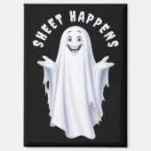 Funny Happy Ghost Magnet (Vorderseite)