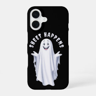 Funny Happy Ghost Phone Case iPhone 16 Hülle