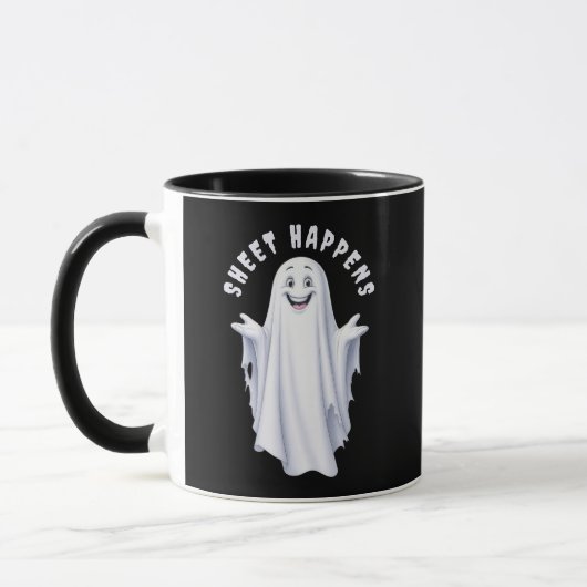 Funny Happy Ghost Tasse (Links)