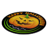 Funny Happy Halloween Beängstigendes Pumpkin Cutti Schneidebrett (Ecke)