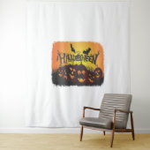 Funny Happy Halloween Design Wandteppich (Beispiel)