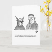 Funny Happy Halloween Greeting Card Karte (Gelbe Blume)