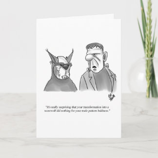 Funny Happy Halloween Greeting Card Karte