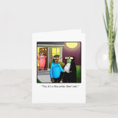 Funny Happy Halloween Grußkarte Karte (Vorderseite)