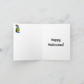 Funny Happy Halloween Grußkarte Karte (Innenseite)