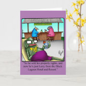 Funny Happy Halloween Grußkarte Karte (Gelbe Blume)