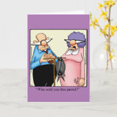 Funny Happy Halloween Grußkarte Karte (Gelbe Blume)