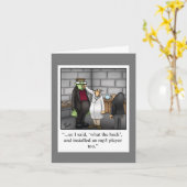 Funny Happy Halloween Grußkarte Karte (Gelbe Blume)