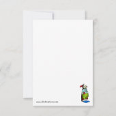 Funny Happy Halloween Spaß Grußkarte (Rückseite)