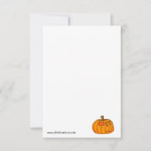 Funny Happy Halloween Spaß Grußkarte (Rückseite)