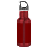 Funny Happy Holidaze Weed Leaf Personalisiert Edelstahlflasche (Rückseite)