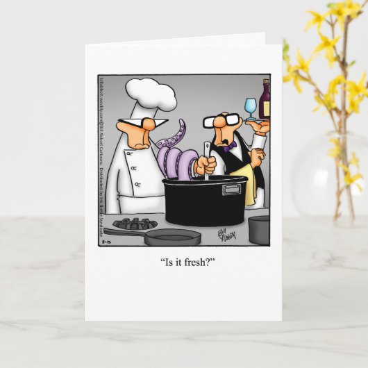 Funny Happy Jubiläum Spaß Grußkarte Karte (Gelbe Blume)