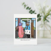 Funny Happy Jubiläum Spaß Postcard Postkarte (Stehend Vorderseite)