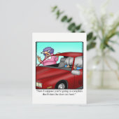 Funny Happy Jubiläum Spaß Postcard Postkarte (Stehend Vorderseite)