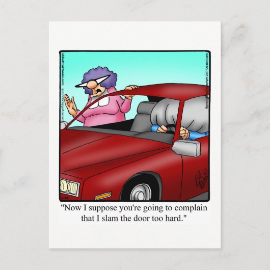 Funny Happy Jubiläum Spaß Postcard Postkarte (Vorderseite)