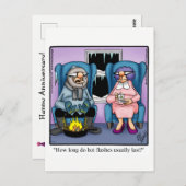 Funny Happy Jubiläum Spaß Postcard Postkarte (Vorne/Hinten)