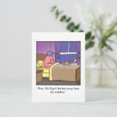 Funny Happy Jubiläum Spaß Postcard Postkarte (Stehend Vorderseite)