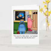 Funny Happy Jubiläumskarte für sie Karte (Gelbe Blume)