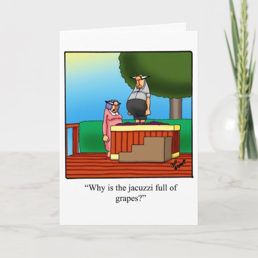 Funny Happy Jubiläumskarte für sie Karte (Vorderseite)