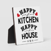 Funny Happy Kitchen Happy House Fotoplatte (Vorderseite)