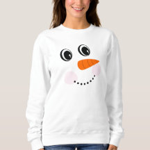 Funny Happy lächeln /Snowman Face T - Shirt