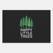 Funny Happy Little Trees Gifts Camping Geschenkpapier Set (Vorderseite)