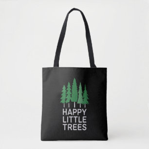 Funny Happy Little Trees Gifts Camping Tasche