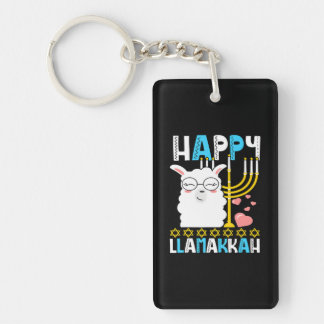 Funny Happy Llamakkah Hanukkah Chanukah jüdisch Schlüsselanhänger