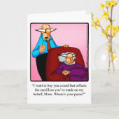 Funny Happy Mother's Day Grußkarte Karte (Gelbe Blume)