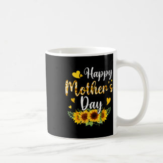 Funny Happy Mütter Day Niedlich Floral für Frauen  Kaffeetasse