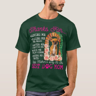 Funny Happy Mutter Tag Beste Mama Hund Niedlich Ch T-Shirt