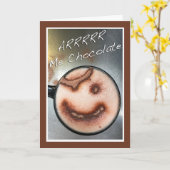 Funny Happy National Hot Chocolate Day mit Pirate Karte (Gelbe Blume)